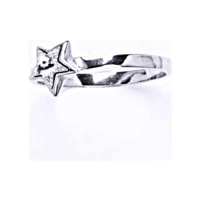 Čištín stříbrný s krystalem swarovski čirý,šperk T 1326