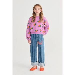 Bobo Choses Детски памучен суичър Bobo Choses Tangerine (126AC044)