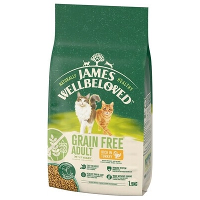 JAMES WELLBELOVED Adult bohaté na morčacie mäso 1,5kg