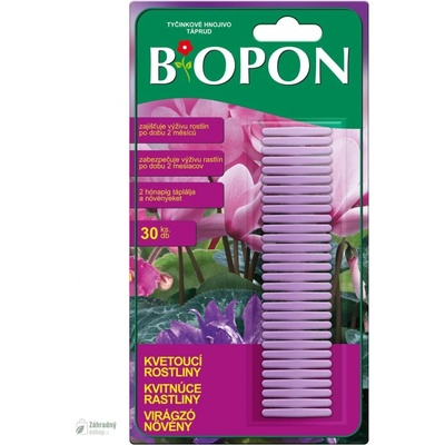 Biopon Kvetoucí rostliny hnojivové tyčinky 30 ks