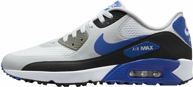 nike air max 90 blue and white