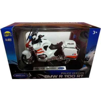 Welly Детска играчка мотор метален BMW R 1100 RT White Welly