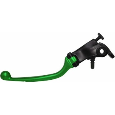ACCOSSATO Adjustable folding lever ACCOSSATO LV014 in aluminium for original clutch master cylinders zelená