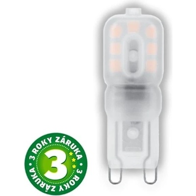 AVIDE Prémiová LED žárovka G9 2,5W 180lm, teplá, ekv. 24W, 3 roky ABG9WW-2.5W