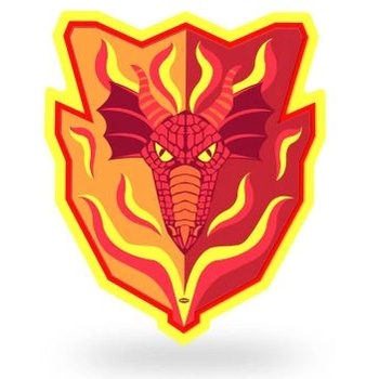 Papo Детска играчка - Щитът на огнения дракон - Papo (20018)