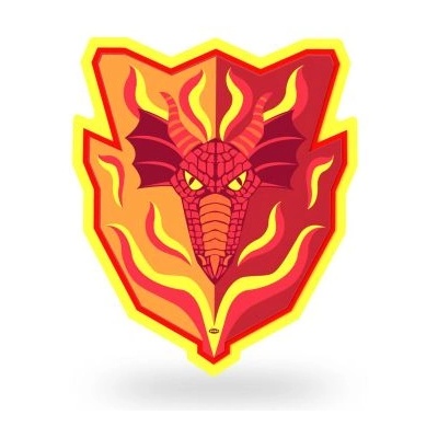 Papo Детска играчка - Щитът на огнения дракон - Papo (20018)