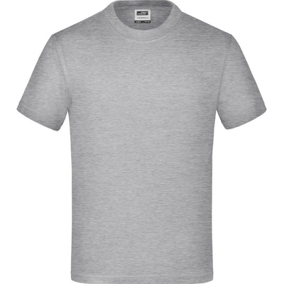 James & Nicholson tričko JN 19 grey heathe