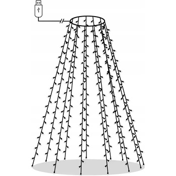 Vianočné osvetlenie VidaXL vo vnútri 180 m 101 200 svetiel