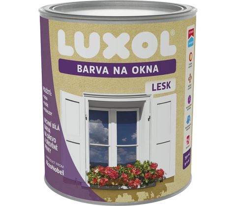 Luxol Barva na okna 2,5 l lesk bílá