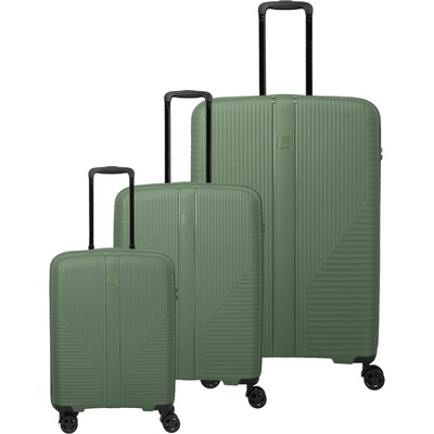 Travelite Комплект пътни куфари Travelite Air Stripe S, M, L Green Travelite | Zelen | МЪЖЕ | UNI