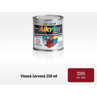 Alkyton Hladký mat 0,75 l vínová červená