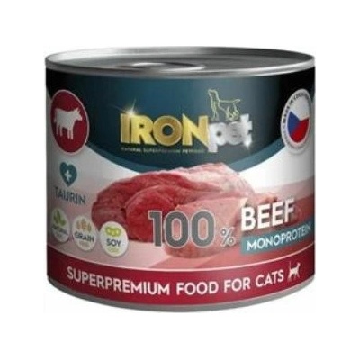 IRONpet cat Beef 100% Monoprotein 200 g
