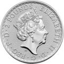 Royal British Mint Britannia Silver QEII 1 Oz