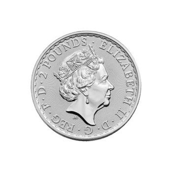 Royal British Mint Britannia Silver QEII 1 Oz