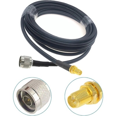 W-star PIGRSMAF2 Pigtail N/M-RSMA/F, LMR195 do 6 GHz, 2m