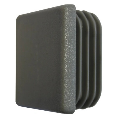neuvedená Záslepka - šedá PVC, 40x40mm