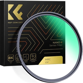 K& F Concept 55 mm MCUV филтър NANO-X 28 Multi-Layer Coatings HD 8К