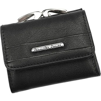 Jennifer Jones Mini dámska kožená peňaženka L5258 čierna