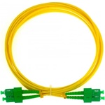 Conneu Conneu, SC/APC-SC/APC, дуплексна пач корда, сингълмод OS2, 2 мм. , жълта, 5 метра (CNFJ-SCASCAOS2DYE2mm-5)