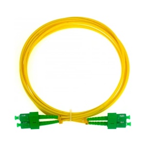 Conneu Conneu, SC/APC-SC/APC, дуплексна пач корда, сингълмод OS2, 2 мм. , жълта, 5 метра (CNFJ-SCASCAOS2DYE2mm-5)