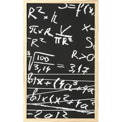 OBRAZ MATH (1) 33X1X55 CM ČIERNY