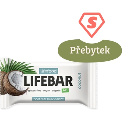 Lifefood Bio tyčinka Lifebar kokosová RAW 25 g.