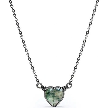 Silenti Jewelry Сребърно колие "Революция" - Черен