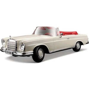 Maisto - 1967 Mercedes-Benz 280SE, Кабрио, кремав, 1: 18 (31811)