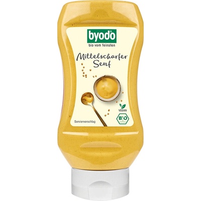 Byodo Hořčice středně pálivá bio BIO VEGETARIAN 300 ml