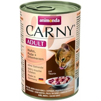 Animonda Carny Adult kura morka a kačacie srdcia 400 g