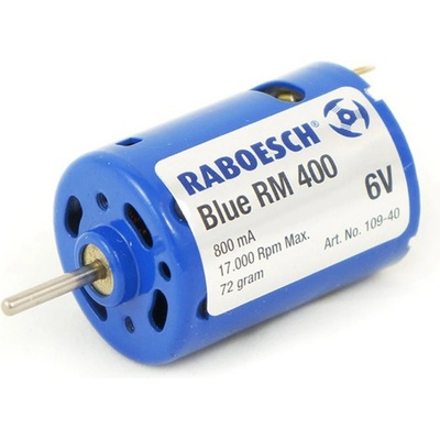 Raboesch DC motor Blue RM-400 6V