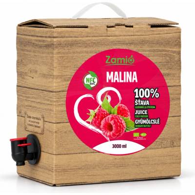 Zamio 100% ovocná šťava Malina 3 l