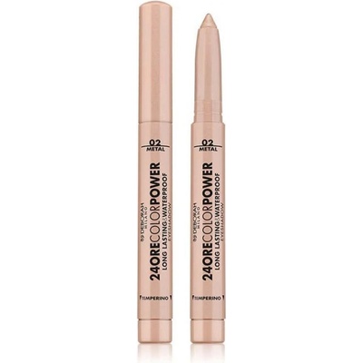 Deborah Milano voděodolný vysouvací oční stín v tužce 24ore Color Power 02 Light Gold 1,4 g