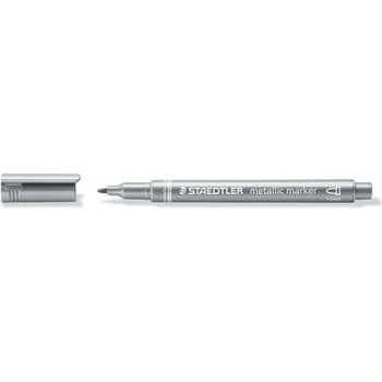 STAEDTLER Декоративен маркер, 1-2 мм, коничен, staedtler "8323", сребърен 8323-81 (8323-81)
