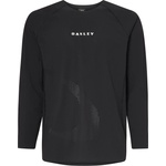 Oakley Мъжка фланелка с дълъг ръкав за колоездене Oakley Seeker Whip L/S Jersey Cycling jersey - Pitch Black - размер M (056-3984-0212)