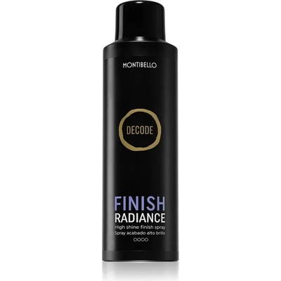 Montibello Decode Finish Radiance Spray бързозасъхващ спрей за коса за блясък 200ml