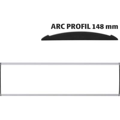 A-Z Reklama CZ Orientační nástěnná tabulka 148 × 600 mm - Arc Profil – kód UDS148NB60