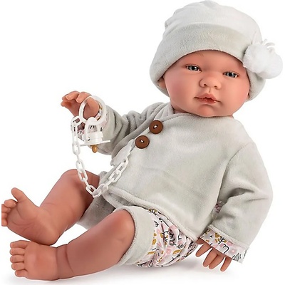Кукла Asi Dolls - Бебе Пабло, с жилетка и шапка с помпони, 43 cm (366221)