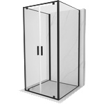 Mexen Exo-BR Duo 3S душ кабина с 3 стени 110 x 110 см, прозрачна, черна - 8182-110-110-70-00-3S (8182-110-110-70-00-3S)