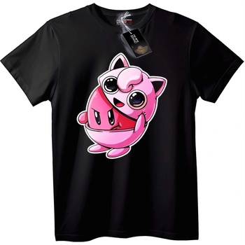 NOONEBRAND Тениска Kirby розов котарак - 2XL, Black