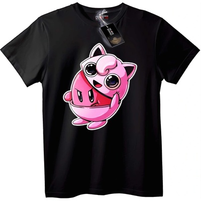 NOONEBRAND Тениска Kirby розов котарак - 2XL, Black