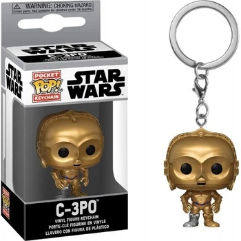 Funko POP Ключодържател с фигурка Funko Pocket POP: Star Wars The C-3PO