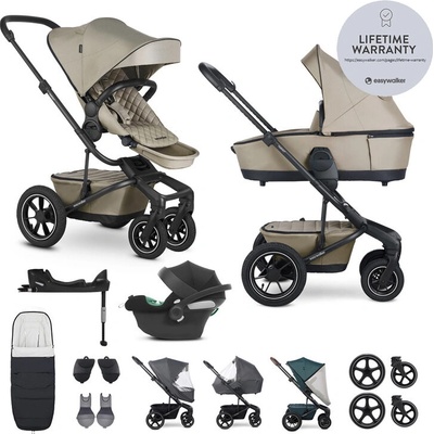 EASYWALKER kombinovaný Harvey⁵ Premium Pearl Taupe XXL RWS + CYBEX Aton B2 i-Size 2024