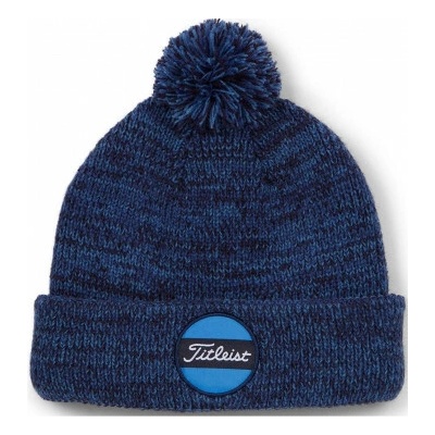 dětská zimní čepice Titleist Boardwalk Pom Pom navy modrá