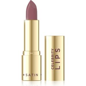 Eveline Cosmetics Celebrity Lips Satin Кремообразно червило със сатенено покритие цвят 601 Heat