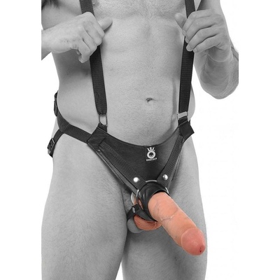 Pipedream King Cock 11" Hollow Strap On Suspender System