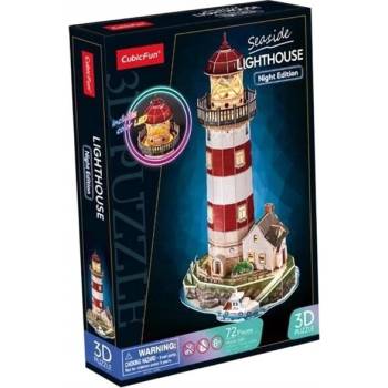 CubicFun 3D Puzzle Noční edice Maják 72 ks