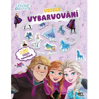 Veselé vybarvování se super samolepkami Ledové království