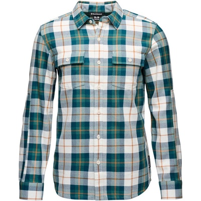 Black Diamond Project pánska košeľa twill LS zelená/biela