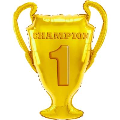 Party Pal Foliový balónek Champion Cup 66x83 cm